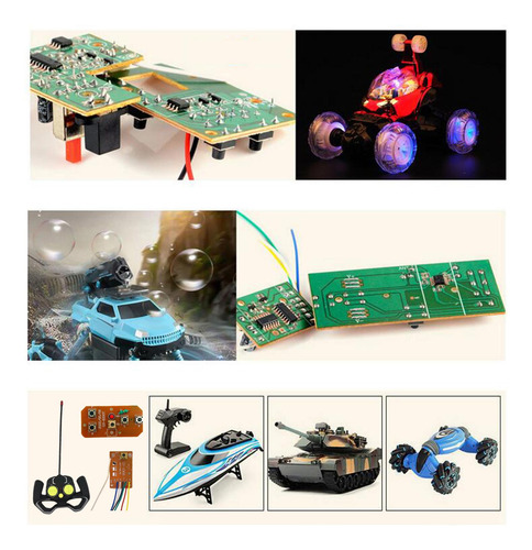 4ch Rc Circuito De Control Remoto Pcb Transmisor Y Placa