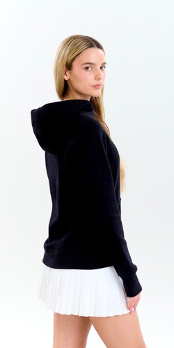 Campera Frisada Full Zip Con Capucha - Talles S M L