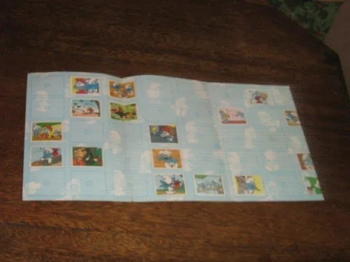 Album De Figurinhas Brincando Com Smurfs 1987 Incompleto (Usado)