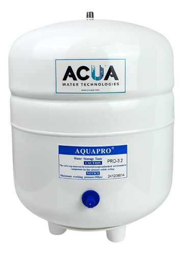 Tanque Hidroneumatico 3.2 Galones Para Osmosis Inversa Acua