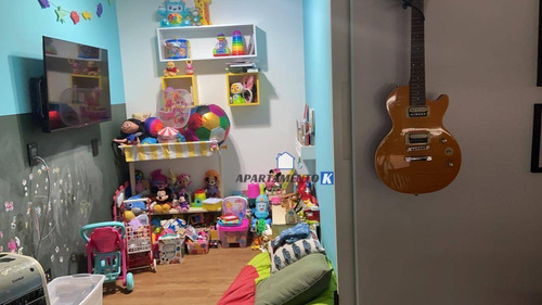 Imagem 7 de 30 de Apartamento Para Venda 131 M² - 3 Suítes - 2 Vagas - Mobiliado - Melhor Produto Do Brooklin - Sp - Ap0022