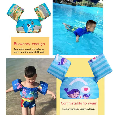 Chaleco Salvavidas Flotis Para Niños - Seguridad Y Diversión Azul 2-6 Años