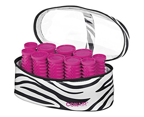 Rodillos En Caliente Compactos Conair Instant Heat; Zebra