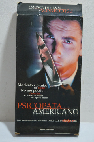 Vhs Psicopata Americano - Christian Bale - 2000
