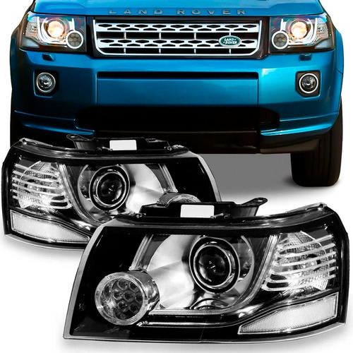 Par Farol Freelander 2 2006 A 2013 D3s Led Cromada 12 Pinos