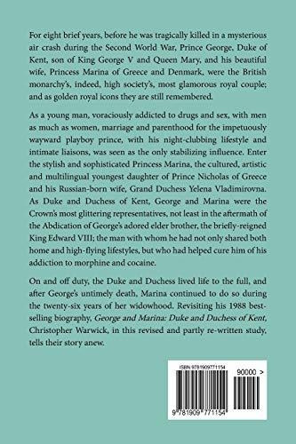 George And Marina Duke And Duchess Of Kent, De Warwick, Christopher. Editorial Albert Bridge Books, Tapa Blanda En Inglés, 2016