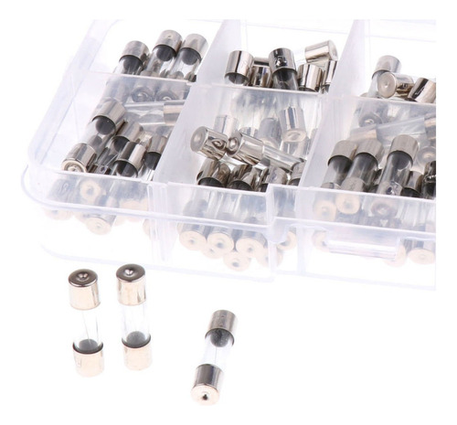 100pcs Fusibles De Vidrio Agu Con Caja Para Sistema Audio