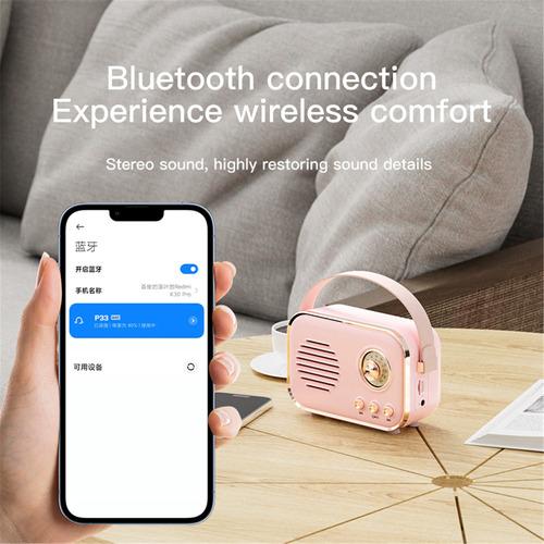 Radio Fm Portátil Multifuncional Con Funciones De Karaoke