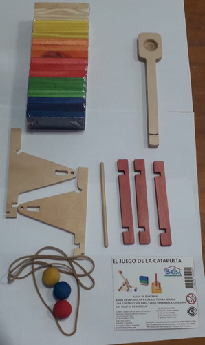 Catapulta De Madera Bloques Destreza