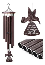 Comprar Campanillas De Viento De Condolencias Con Hilador De Viento De Colibrí, Campanillas De Viento Conmemorativas Para La Pérdida De Un Ser Querido, Duelo\u002Fcondolencia\u002Fregalo Conmemorativo Para La Pérdida