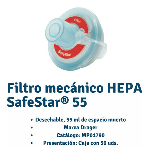 Filtro Mecánico Hepa Safestar® 55