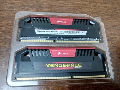 Imagem 2 de 2 de Memoria Corsair Vengeance Pro Ddr3 8gb (2x4gb) 1600mhz