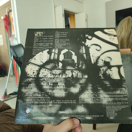 Lp Caetano Veloso - 1971 - Original Raro - Excelente (Usado)