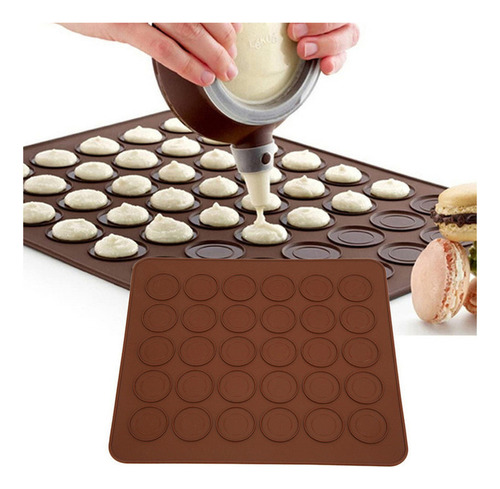 W 29*26 Silicona Para Hornear Pequeño Molde Macaron