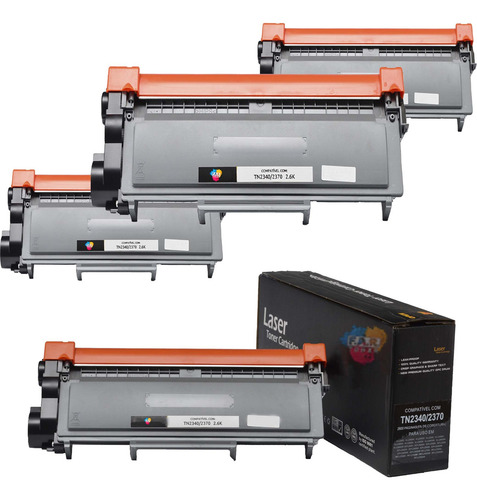 Kit 3x Toner Compatível Tn660 Tn2340 Dcpl2520 L2520d L2520dw