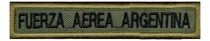 Comprar Parche Bordado Barra Fuerza Aerea Argentina 