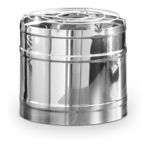 Imagem 3 de 3 de Exaustor 25cm Alta Vazão Para Churrasqueiras Coifas - Inox
