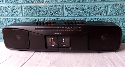 Grabadora Sony Doble Casetera Cfs-w304 Negro (Usado)