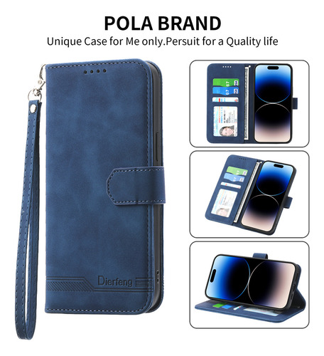 Funda Para Teléfono Samsung Galaxy A53 5g/a73 5g/a23 4g Con Función De Cartera, Incluye Tarjetero, Cobertura Total