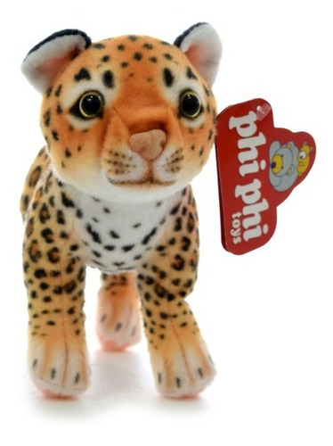 Peluche Leopardo Parado 20cm - Orig. Phi Phi Toys
