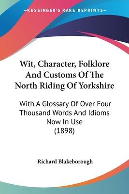 Libro Wit, Character, Folklore And Customs Of The North R...