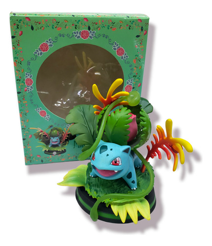 Figura Accion Ivysaur 12cm Pokemon Con Caja Coleccionable