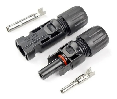 Imagen 3 de 5 de Pack Set X5 Conectores Mc4 Paneles Solares Macho/hembra