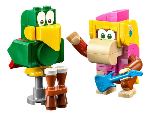 Set De Expansión Jaleo Jungla Dixie Kong Lego Super Mario