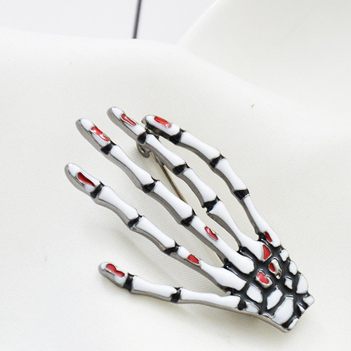 1pc Skeleton Hand Style Accesorio Adornos De Joyería