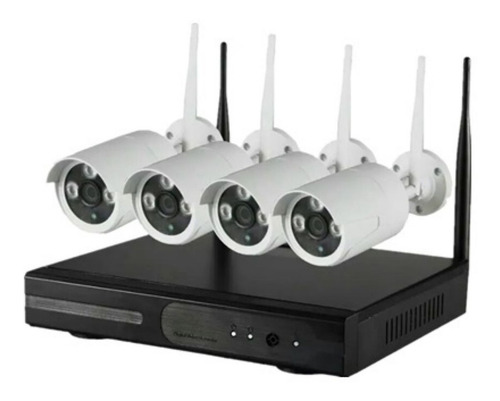 Kit Seguridad Tomsan Wifi Dvr/nvr + 4 Camaras + Hd 1tb
