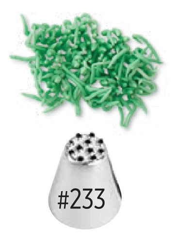 Imagen 8 de 10 de Pico Boquilla N° 233 Wilton Césped Pasto Darumashop Belgrano