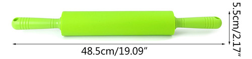 (pk) Rolling Pin De Silicone De Qualidade Alimentar Fondant