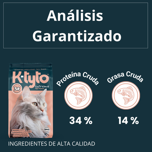 Ktyto Croquetas Para Gato Con Proteína De Salmón - 10kg