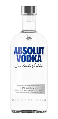 Vodka Original Suécia 750ml Absolut