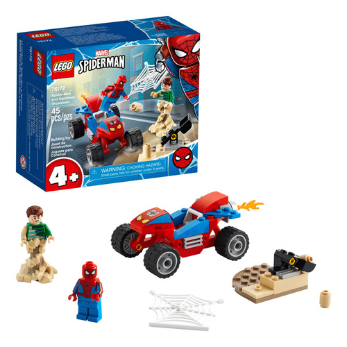 Lego Spider-man Vs Sandman Set De Construcción Métrico 45