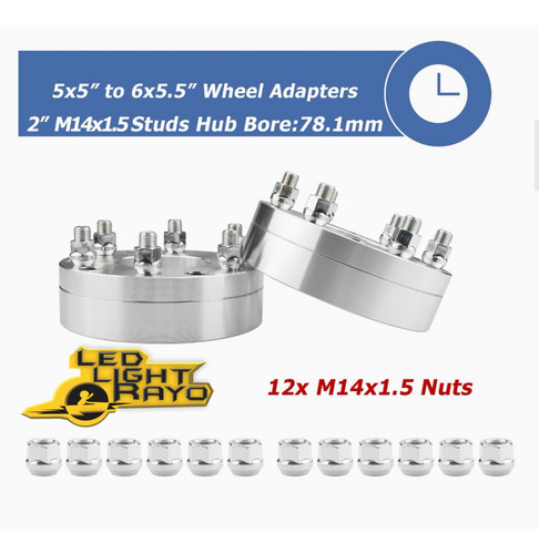 Adaptador Cheyene 5 En 127 A 6 1392 Pulgadas De Ancho