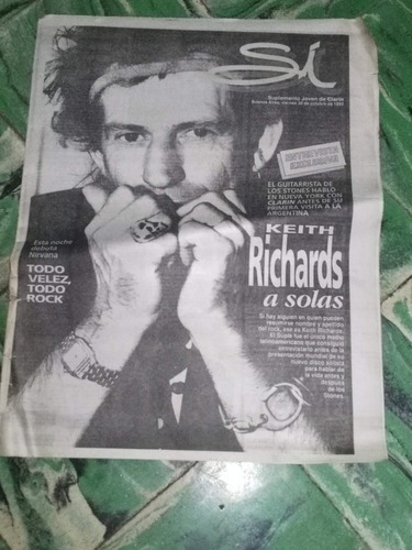 Suplemento Si * De Clarin * Los Rolling Stones * Año 1992