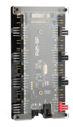 Caso Fan Hub Pwm+argb 2 En 1 Mando A Distancia Inalámbrico P