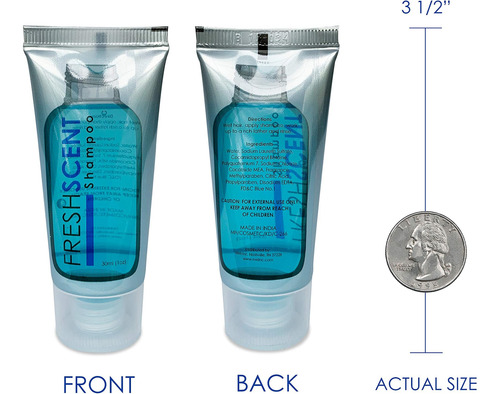 Shampoo Freshscent De 1 Onça (caixa De 200 Tubos) Tamanho De