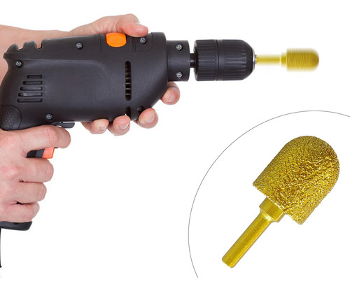Broca De Fresa Para Pulir Diamante, Punto Montado Para 20mm