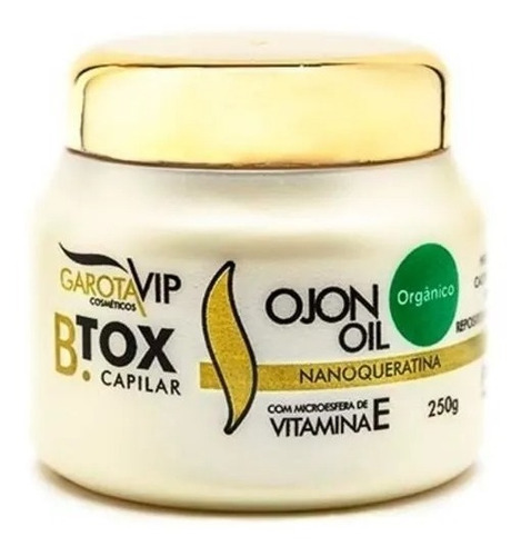 B.tox Botox Capilar Nano Queratina Vitamina E Organico 250g