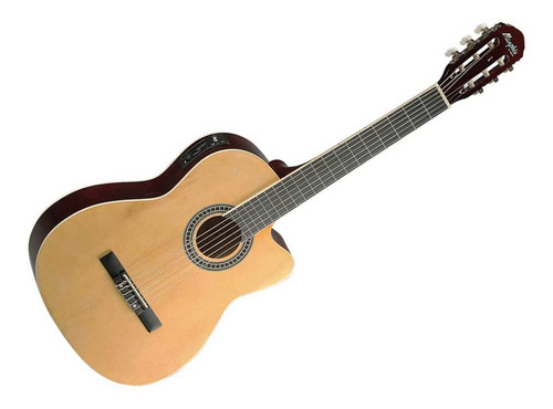 Imagem 2 de 6 de Violão Tagima Memphis Ac-60 Nylon Elétrico Capa Cabo Capo Nf