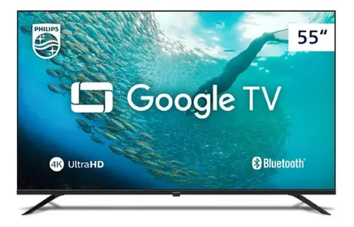 Smart Tv Philips 55 4k 55pug7019/78 Preto Hdmi/usb/wifi