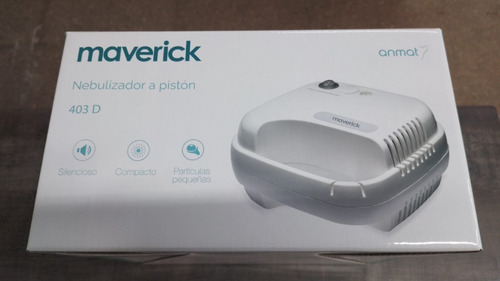 Nebulizador A Pistón Compacto Maverick Yuwell 403d Mascara