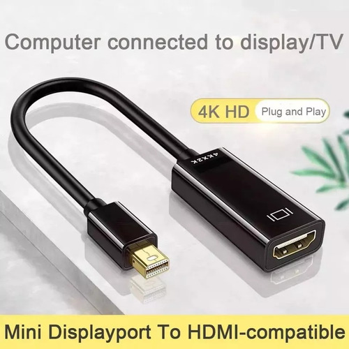 Cable Adaptador Thunderbolt Mini Display Port A Hdmi 4k 1080