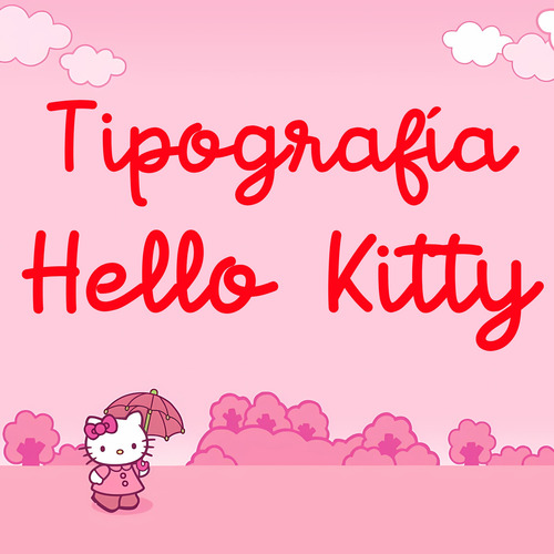 Tipografia Hello Kitty
