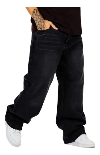 Jean Mom Baggy Hombre Pantalón Rígido Suelto