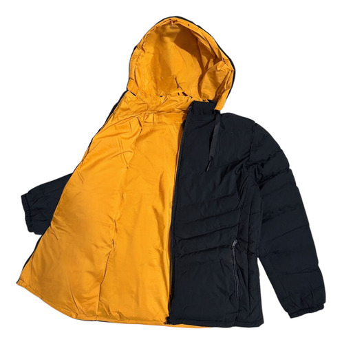 Campera Parka Impermeable Reversible