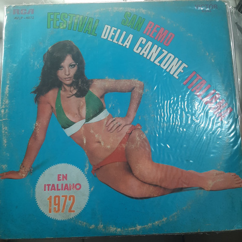 Vinilo San Remo Fest Della Canzone Italiana 1972 Cp2