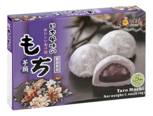 Royal Family Mochi Taro 210g - Pastelillos Japoneses 6 Unid.